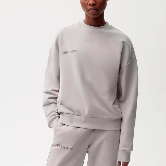Pangaia Tops - Pangaia Womens 365 Midweight Cotton Crew Neck Sweatshirt